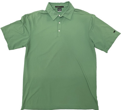 Tiger Woods Collection NIKE Golf Polo Shirt in Vibrant Green - Size Medium