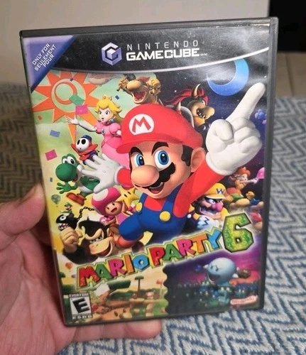 Mario Party 6 (Nintendo GameCube, 2004) - Original Case & Manual Included