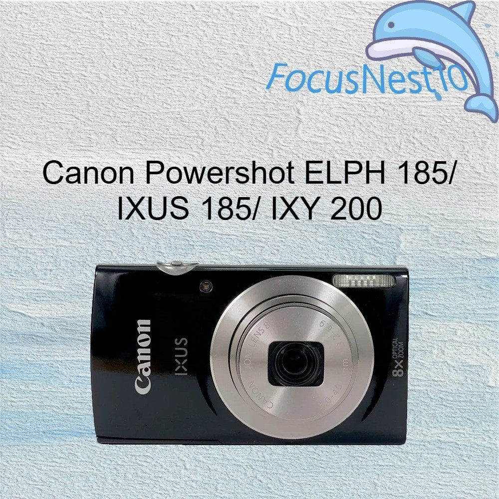 Canon ELPH 185/IXUS 185/IXY 200 Digital Camera 20MP Touch Screen