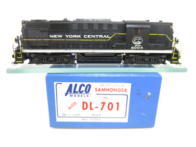 Alco Models Brass D-108 HO New York Central Alco RS-11 DL-701 Diesel Locomotive