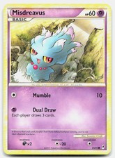 Call of Legends Misdreavus 65/95 Heavily Played Pokemon C Tcg Card