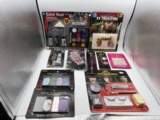 Spirit Halloween Makeup Lot Full Size 10 Pc FX Kits Palettes Gems Vampire Zombie