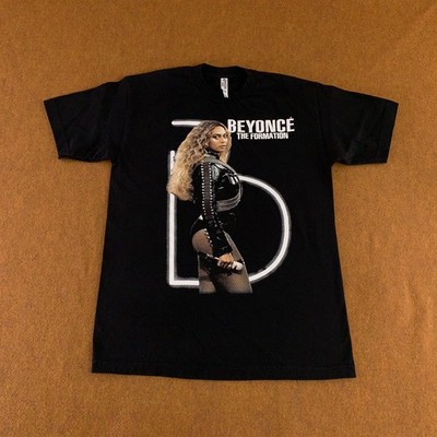 Beyonce Adult Medium Black The Formation World Tour 2016 concert T-shirt *Flaw