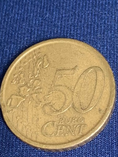 Münze 50 Cent 1999 Miguel de Cervantes / SELTENE Sammlerstück 50 Cent Münze aus Spanien - Bild 2 von 2