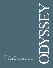 2011 2012 2013 Honda Odyssey Electrical Troubleshooting Wiring Schmatics  Manual