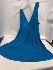 Hula Honey womens medium blue tank dress short