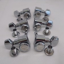 3L3R Chrome Guitar Locking Machine Heads Tuners No Screw 1:16 for ST TL SG LP
