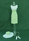 LUNCH on the TERRACE SUNDRESS HAT OUTFIT #1649 1966 VINTAGE Barbie Reproduction