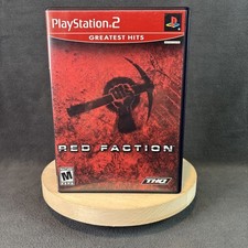 PlayStation 2 - Red Faction [Greatest Hits] - Complete/CIB - Tested