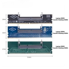 DDR3 DDR4 DDR5 Laptop to Desktop Memory Adapter Card SO-DIMM To PC DIMM Lot
