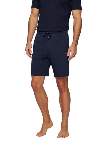 BOSS Herren Schlafanzughose Short Pants Logostickerei Grau Blau Schwarz  S-XXL - Afbeelding 12 van 18