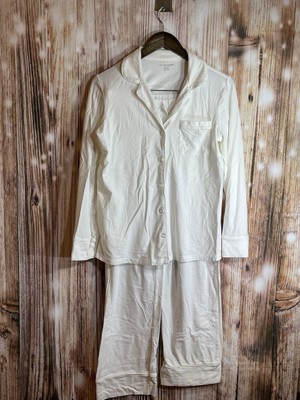Amazon Essentials Cream Pajama Set Size Small Worn Once For A Wedding