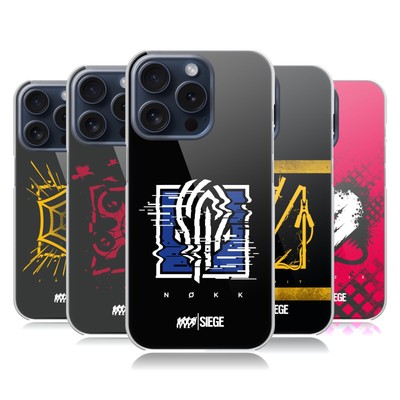 OFFICIAL TOM CLANCY'S RAINBOW SIX SIEGE ICONS BACK CASE FOR APPLE iPHONE PHONES