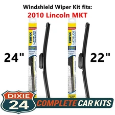 Rain-X Latitude 2-n-1 Windshield Wiper Kit fits: 2010 Lincoln MKT (24" & 22")