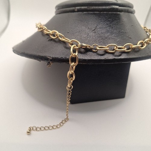 multi-layered Brown green Gray teardrops gold tone bib necklace - Picture 8 of 8