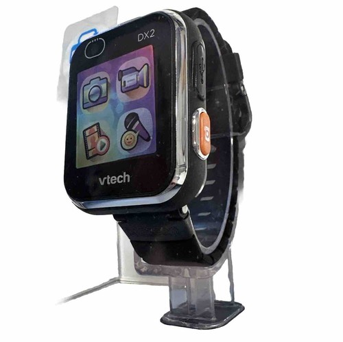 VTECH KIDIZOOM SMART WATCH DX2 in SCHWARZ Kamera Mikro Fotos ab 5 J. NEUWARE - Picture 2 of 2