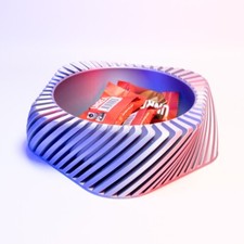 Twisted Cube Bowl Modern Decorative Bowl Unique Home Accent Stylish Table Decor