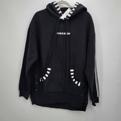 Kingdom Qore Pullover Hoodie Women's Size Large Oversized Team Black NWT