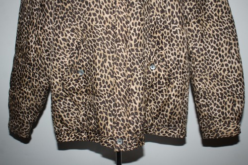 Clio Silk Leopard Print Jacket Size Medium - Picture 3 of 7