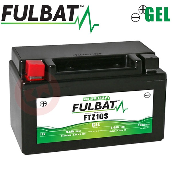 Batterie Gel Fulbat YTZ10S Versiegelt Honda CB R 1000 2008-2016-image