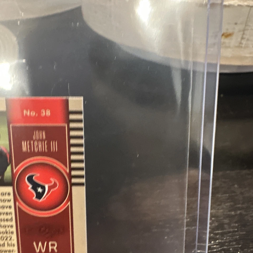 2023 Legacy John Metchie III #38 MINI Parallel Houston Texans Clean Mini 🏈 - Image 3 of 4