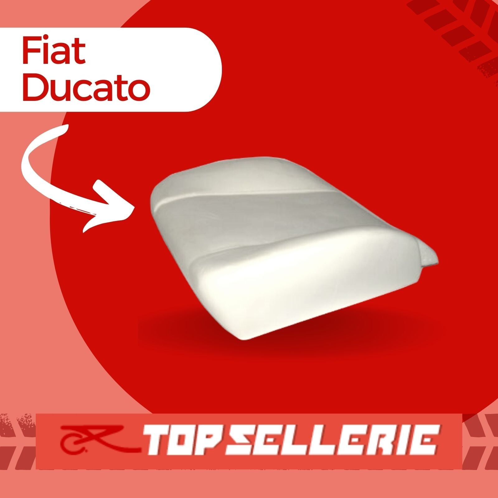 Mousse assise Ducato 1993-2002 MA02 contre le mal de dos en camion