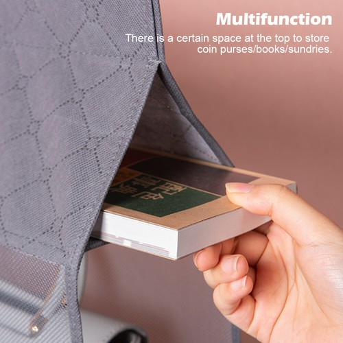 2/3/4Layer Transparent Hanging Bag Organizer Foldable Wardrobe Closet Storage - Picture 4 of 29