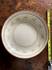 Bobby Flay Pasta Serving Bowl 11" TERRA COLLECTION Rings & Dots