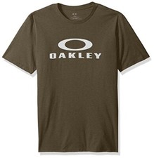 Oakley Mens 50 Bark Ellipse Casual Tee T-Shirt Athletic Dark Brush Size Small