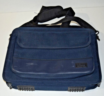 Blue Targus Laptop Bag Organizer Carrying Case Handbag Carry On Shoulder 16 