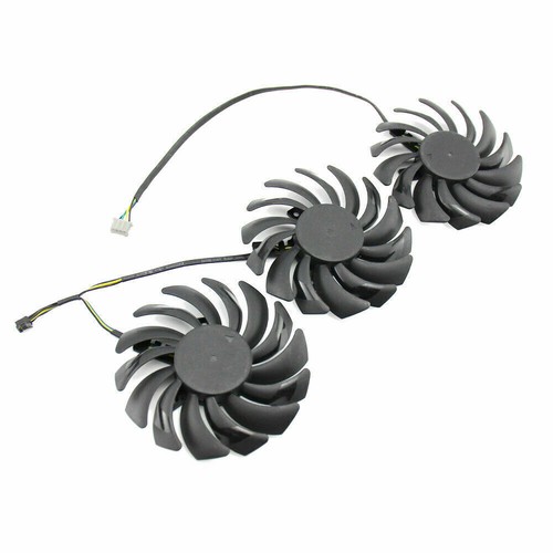 Set of 3 Fan Cooler Fan For MSI RTX 2070 2080 2080Ti Video Card PLD09210B12HH - Bild 3 von 6
