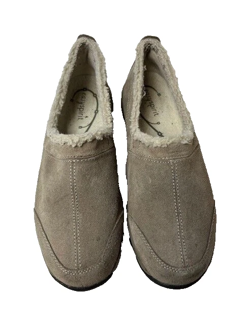Easy Spirit Pull/Slip-On beige suede leather shoes Size 8.5M ESEVERYDAY - Image 3 of 4