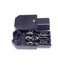 IEC Straight Cable Plug Connector C13 C14 10A 250V Black female Plug Rewirable