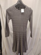 Eliza J Sweater Dress Size Small (Gray)