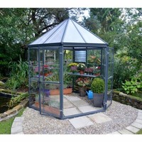 Garden Greenhouse Hexagonal Palram Canopia Oasis High Quality