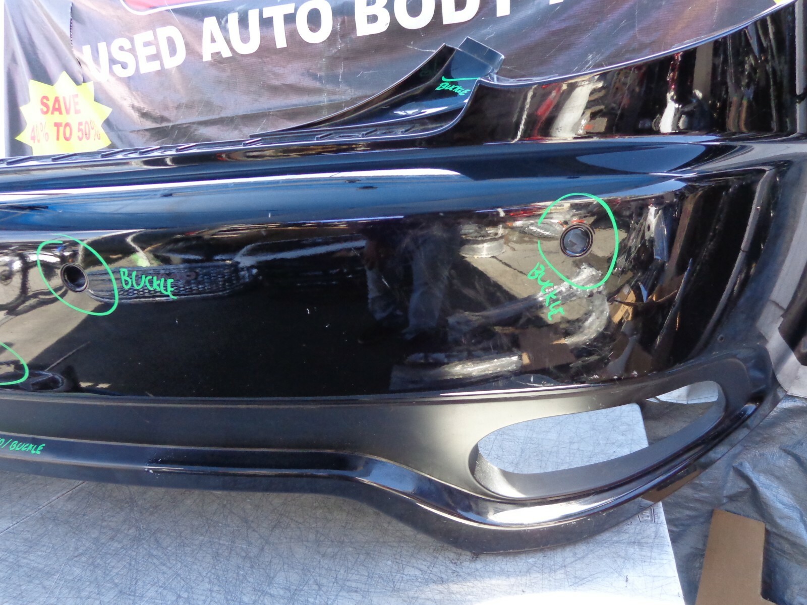 2008 2009 2010 2011 2012 2013 Maserati Gran Tursimo Rear Bumper OEM