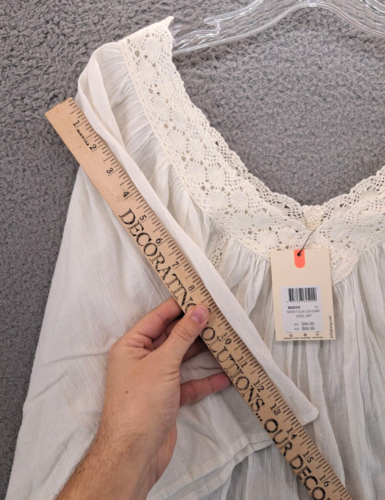 Camicetta Billabong Sweet Sun donna 12 boho zingara rumena braccia larghe pizzo top nuova con etichette - Foto 8 di 13