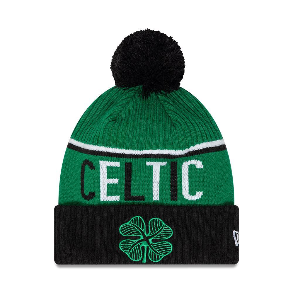 Bobble Beanie Celtic Fc Beanie Celtic FC Green Sport Cuff Bobble