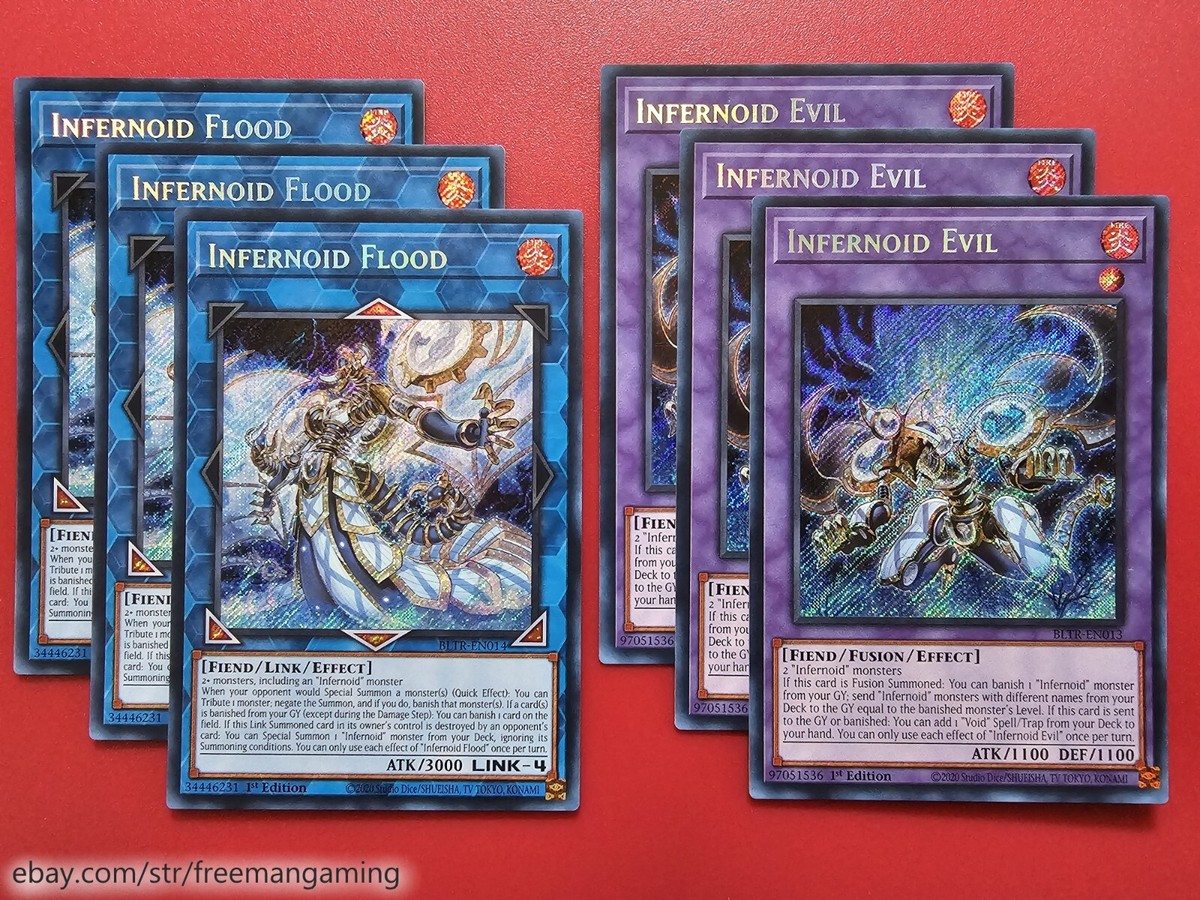 infernoid yugioh deck YU-GI-OH! - Decatron (CORE-EN039) - Clash of Rebellions - 1st Edition Must be Special Summoned (from your hand or Graveyard) by banishing 2 Infernoid monsters from your hand or Graveyard while the total Levels and Ranks of all Effect Monsters you control are 8 or lower Infernoid Deck Breakdown | Guides,