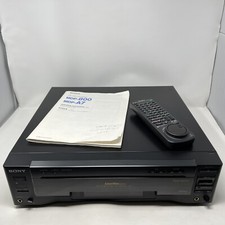 SONY Laserdisc Player MDP-800.  Remote & Manu...
