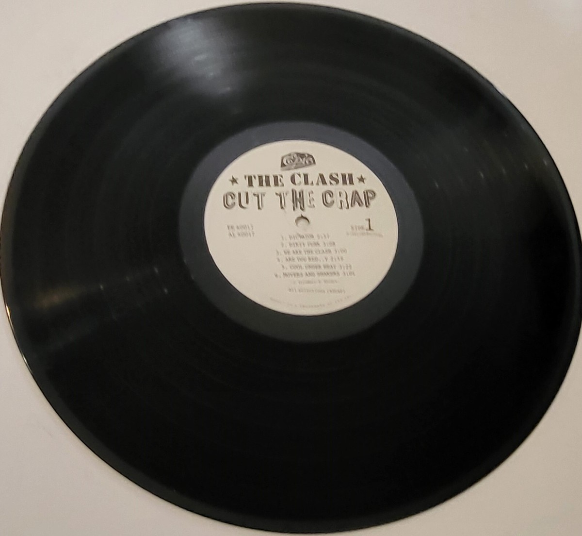 The Clash Cut the Crap 1985 Epic FE 40017 Rock, Punk VG+ | eBay