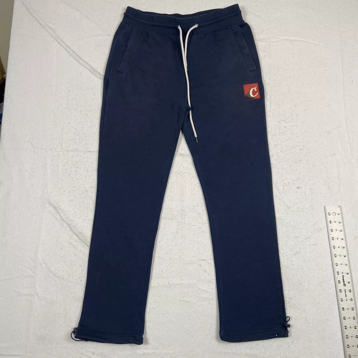 Cookies Sweatpants Mens XL Blue Logo Joggers Authentic Ankle Cinch