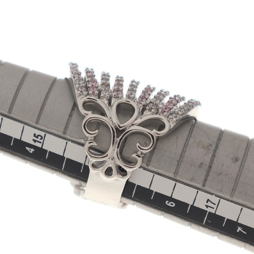 Umwerfend Cubic Zirkonia Nine Line Riesiges Hochzeit Damen Ring Variant Color - Bild 95 von 129