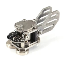Stainless Steel CW Morse Key Telegraph Key Paddle Key W/Magnetic Base For Radio