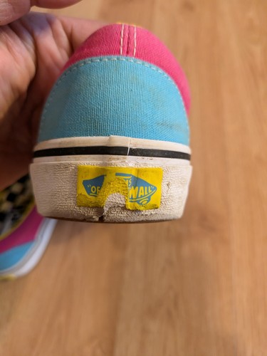 Vans Checkerboard Schuhe Slipper Skate Sneaker Multi Color Block Damengröße 5,5 - Bild 7 von 9