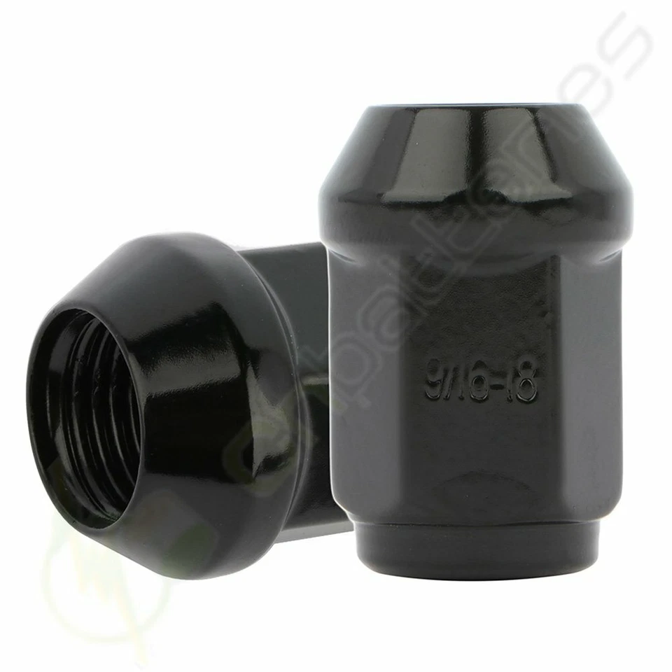 20 X tuercas de rosca 9/16-18 negras para camioneta Chevrolet C20 C30 G20 K20 K30 R20 Foto 2 de 4
