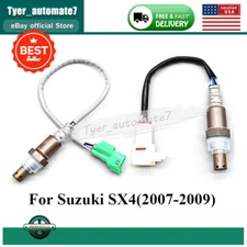 2x NEW Oxygen Sensor for 2007-2009 Suzuki SX4 2.0L Front Rear 2349033 2344165