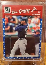 2023 Donruss Baseball Retro Base Independence Day #260 Ken Griffey Jr.