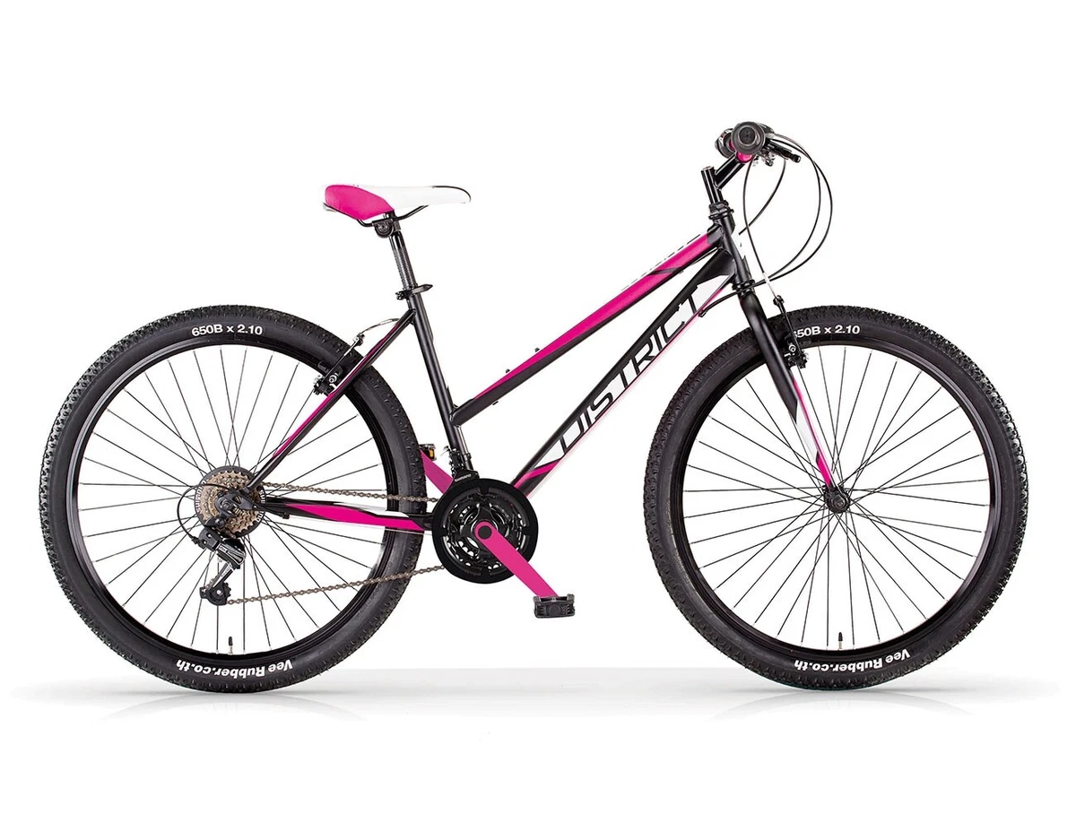 V lo District 27 5 Femme Noir Mat Neon Fuchsia H45 MBM