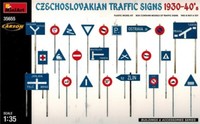 Miniart 35655 - Traffic Signs - Czechoslovakian 1930 -40S - ZubehöR - 1:35